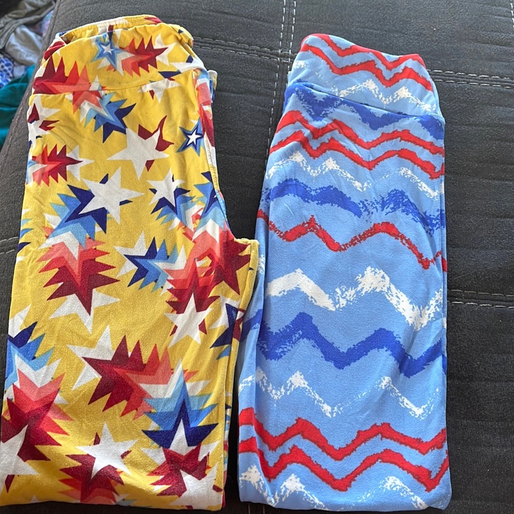 Lularoe leggings Fourth of July bundle!